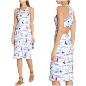 Flagpole Sailboat Neoprene Racerback Dress